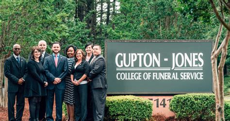Gupton jones - Gupton-Jones College of Funeral Service and the Funeral Service associate degree program offered by Gupton-Jones College are accredited by the American Board of Funeral Service Education (ABFSE), 992 Mantua Pike, Suite 108, Woodbury Heights, NJ 08097 (816) 233-3747. Web: www.abfse.org The ABFSE is an agency …
